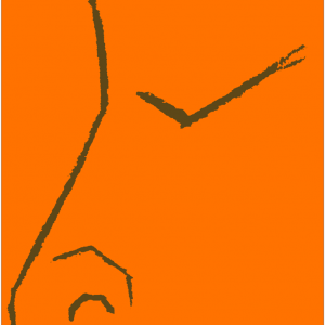 The Sad Man 3 (Orange)